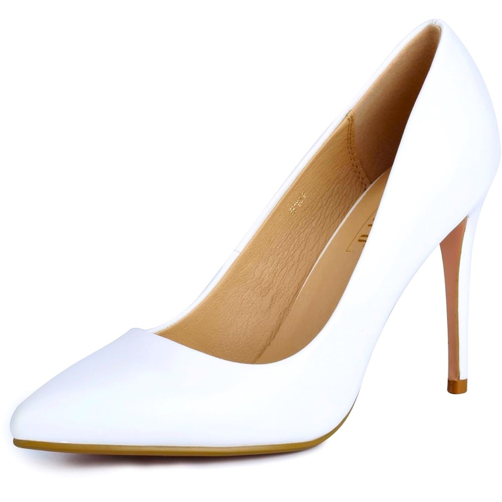 Classic Pointed Toe High Heels Pumps Wedding Dress Office Shoes Size 9
